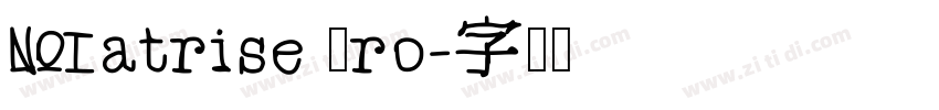 Matrise Pro字体转换